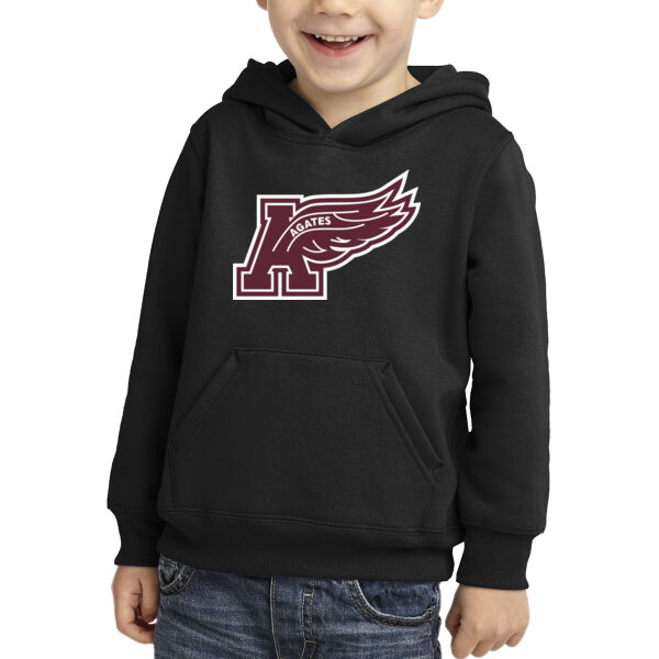 Port & Company Toddler Core Fleece Pullover Hooded Sweatshirt - Printed Logo **Add Name for $5! ** Thumbnail