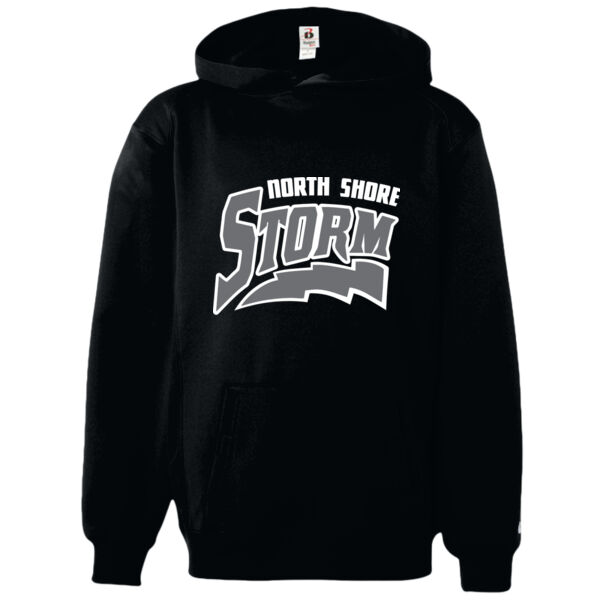 Badger Youth Performance Fleece Hooded Sweatshirt - Printed Logo **Add Name for $5! ** Thumbnail