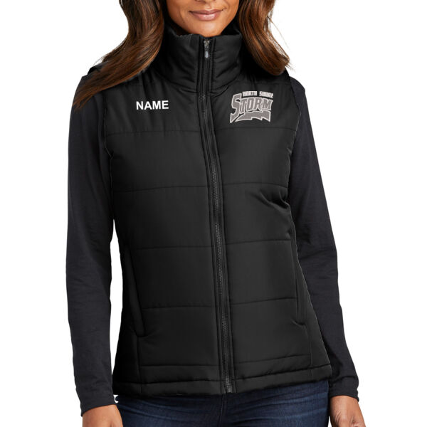 Port Authority Ladies Puffer Vest - Embroidered Logo **Add Name for $5! ** Thumbnail