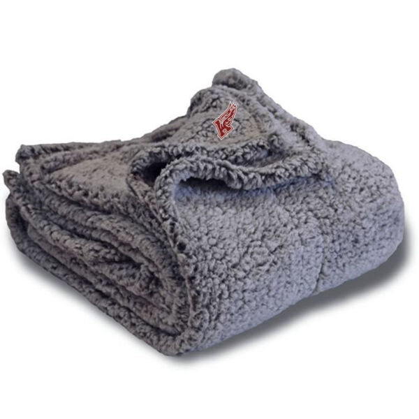 Alpine Fleece Frosted Sherpa Blanket - Embroidered logo Thumbnail