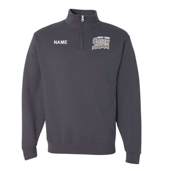 JERZEES - Nublend® Cadet Collar Quarter-Zip Sweatshirt - Embroidered Logo **Add Name for $5! ** Thumbnail