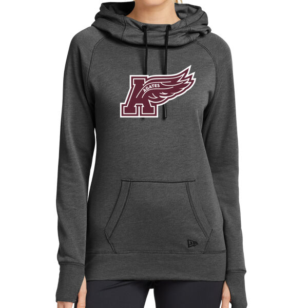New Era® Ladies Tri-Blend Fleece Pullover Hoodie - Printed Logo **Add Name for $5! ** Thumbnail