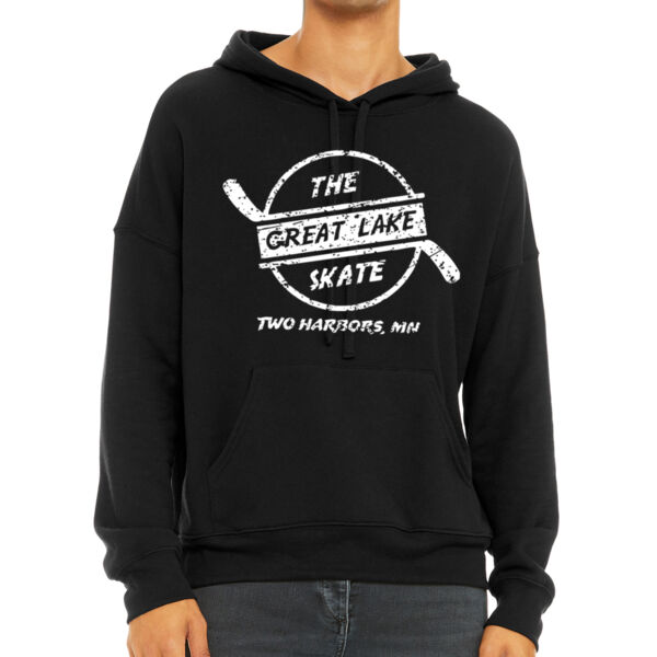 BELLA + CANVAS Unisex Sponge Fleece Pullover DTM Hoodie - Printed Logo Thumbnail