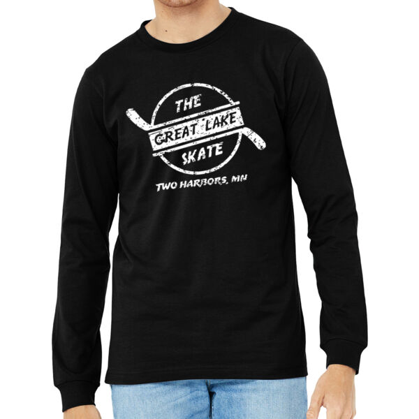 BELLA + CANVAS Unisex Jersey Long Sleeve Tee - Printed Logo Thumbnail