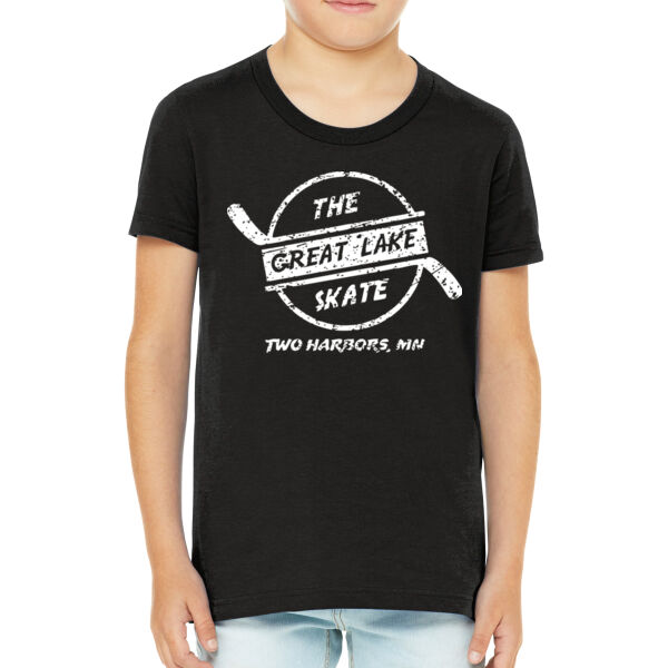 BELLA + CANVAS Youth Heather CVC Tee - Printed Logo Thumbnail