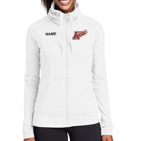 Sport-Tek Womens Sport Wick Stretch Full Zip Jacket - Embroidered Logo **Add Name for $5! ** Thumbnail